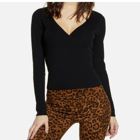 Leith Ribbed Wrap Around Sweater! - Picture 1 of 4